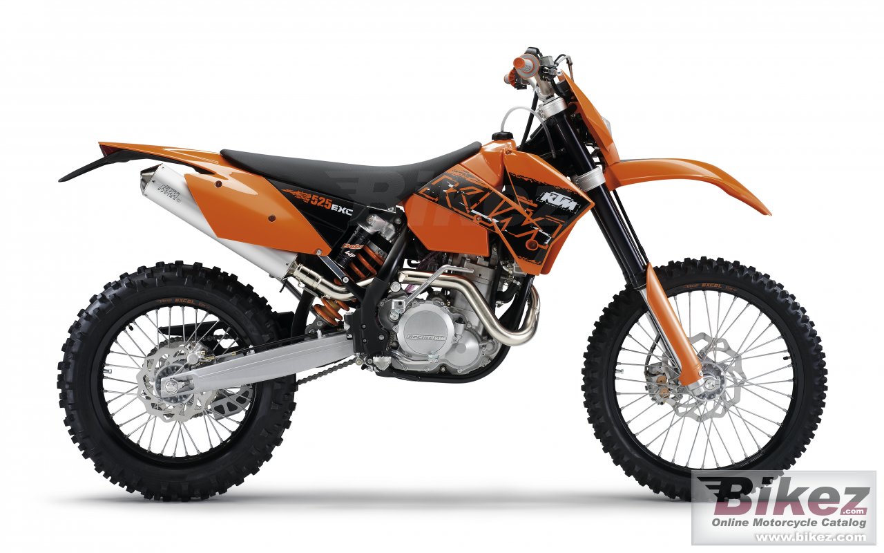Big KTM 525 exc racing picture and wallpaper from Bikez.com